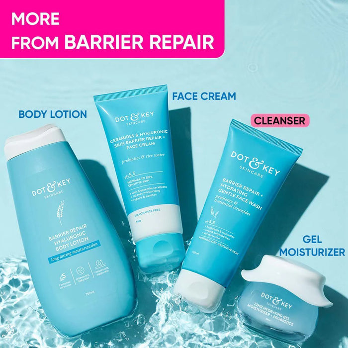 Dot and Key Barrier Repair Hydrating Gentle Face Wash 100ml