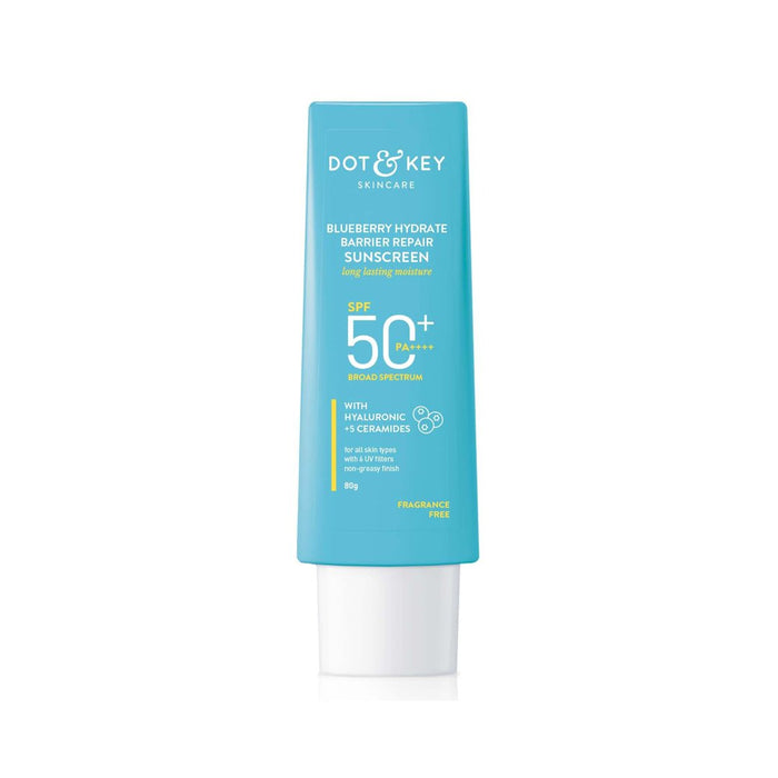Dot and Key Blueberry Hydrate Barrier Repair Sunscreen SPF 50+ PA++++ (80gm)