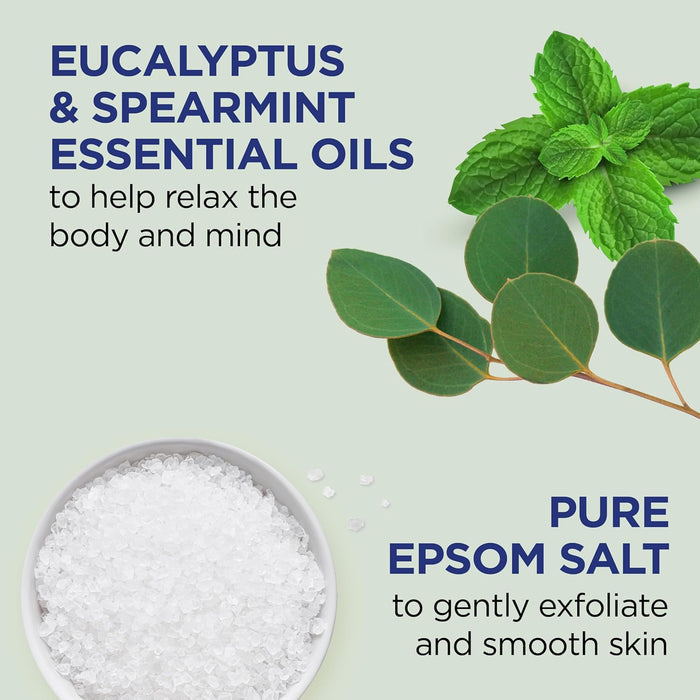 DR TEALS epsom salt scrub relax & relief with eucalyptus & spearmint essential oil مقشر الجسم بملح ايبسوم