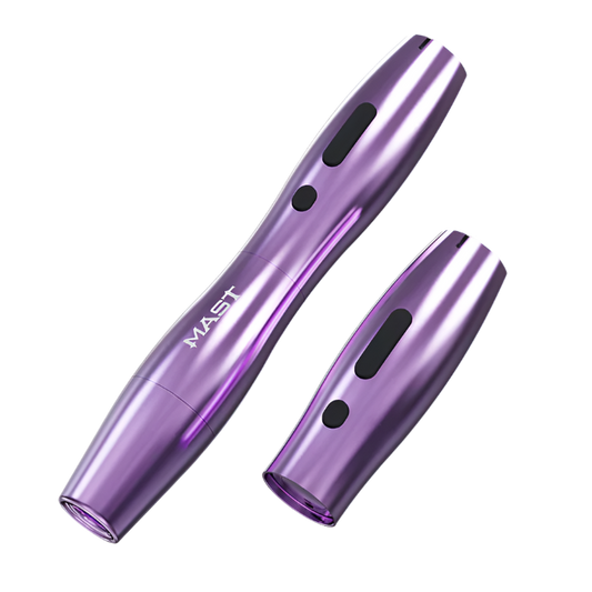 Dragonhawk Mast P20 Wireless Tattoo Machine w/Extra Battery - Purple