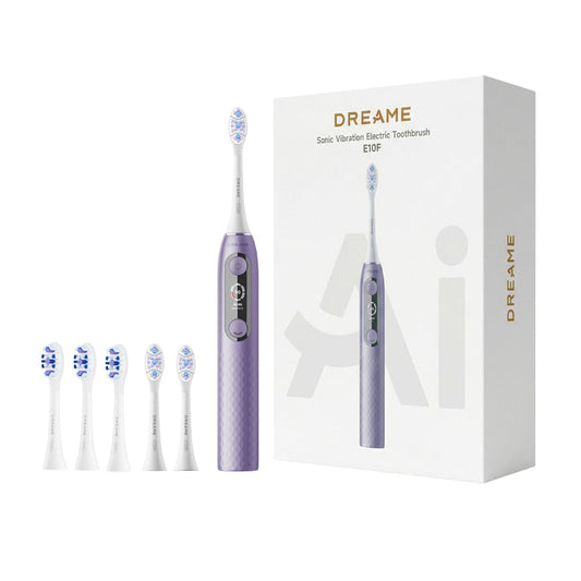 DREAME E10F garsinio elektrinio dantų šepetėlio rinkinys, violetinis