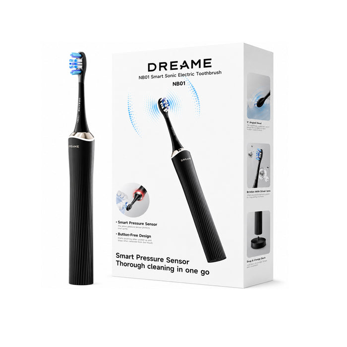 DREAME NB01 garsinio elektrinio dantų šepetėlio rinkinys, juodas