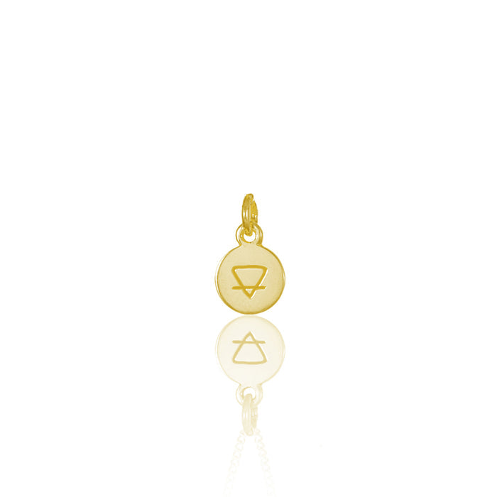 Earth Sign Mini Charm - Gold
