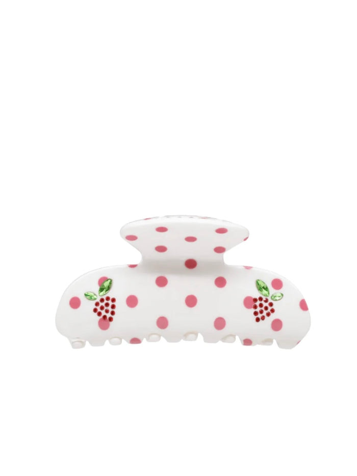 Emi Jay Sweetheart Clip in Coconut Berry Dot
