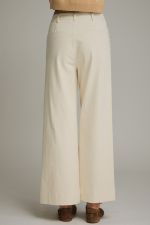 Entro Scallop Trim Wide Leg Pants