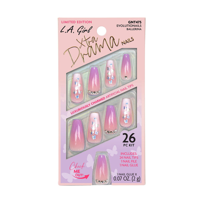 La Girl Cosmetics Nail Tips Product Extra Drama Nail Tips