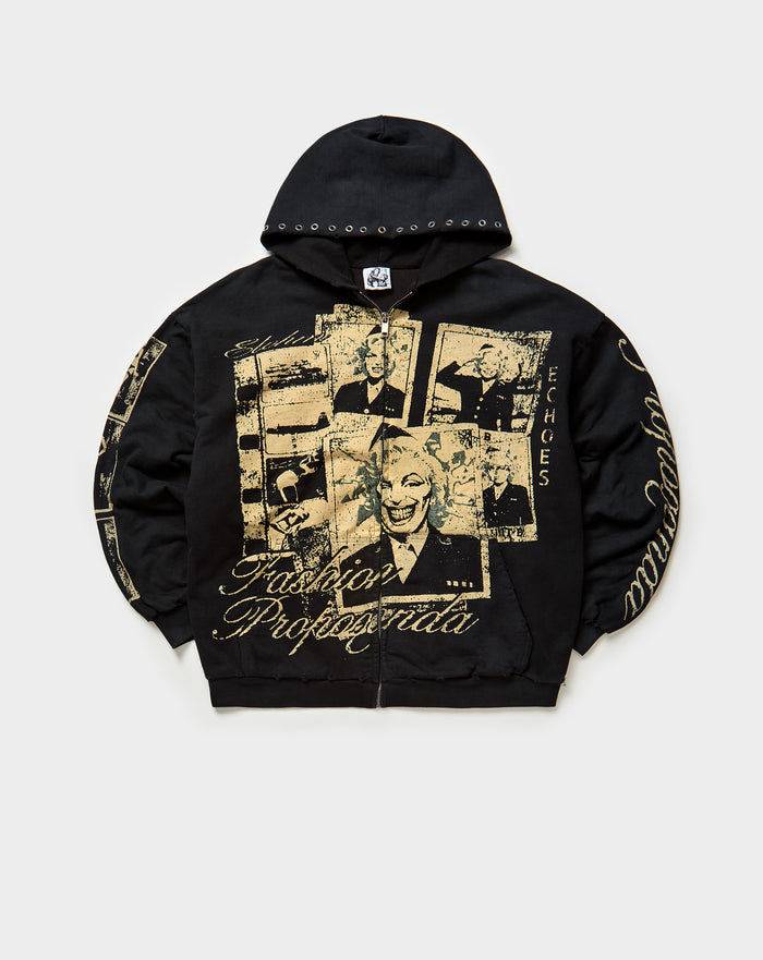 Elohm Fashion Is Propaganda Hoodie. Underground Apparel. Rule of Next Streetwear.