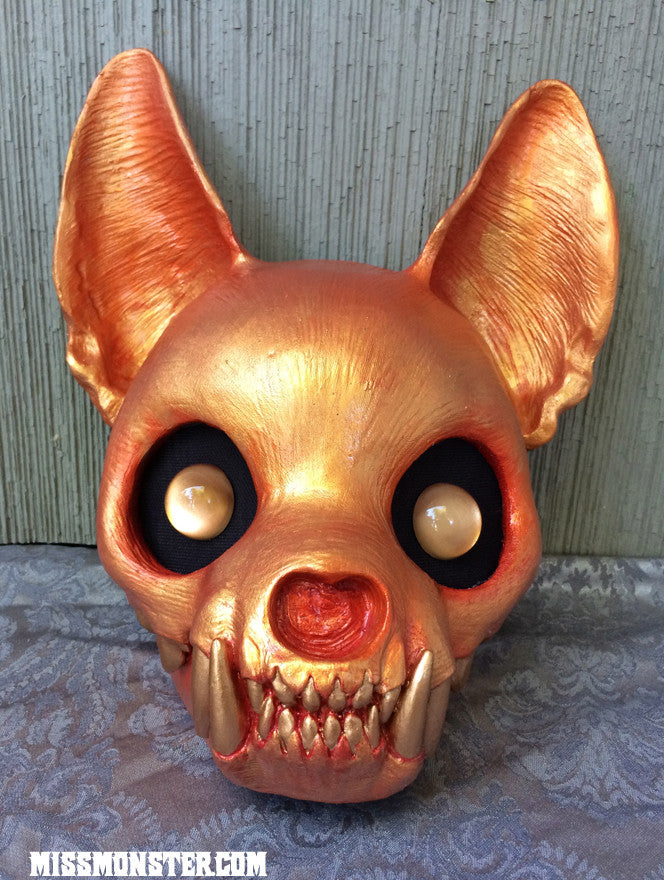 FINISHED READY TO SHIP CAT MASK- SOLAR FLARE