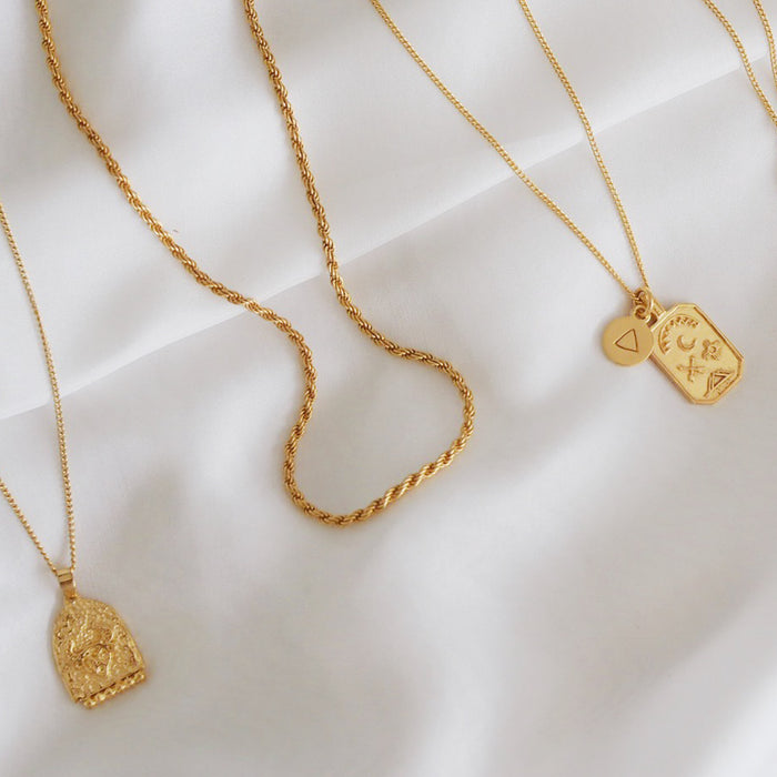 Fire Sign Mini Charm - Gold
