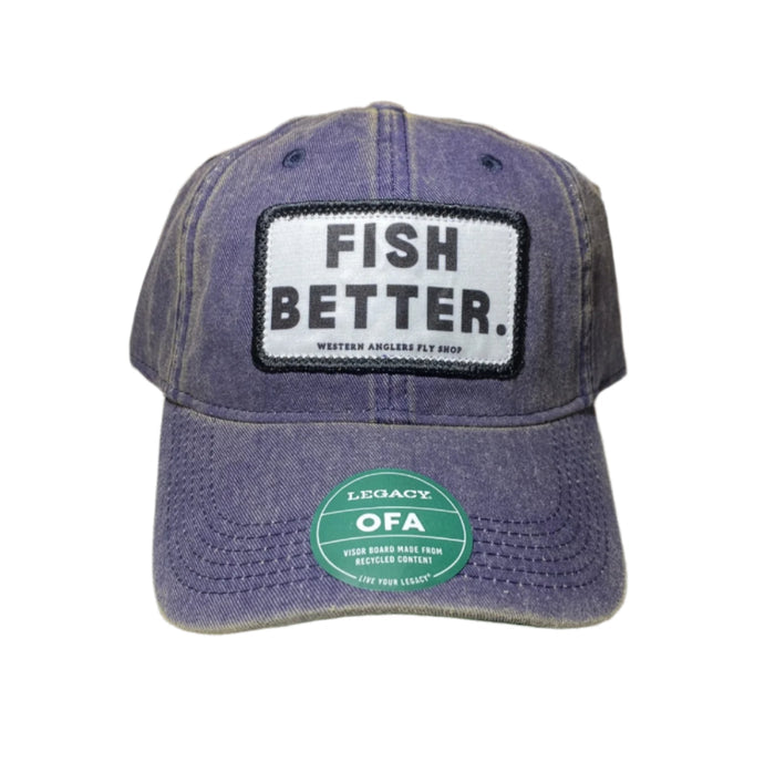 Fish Better - Western Anglers - Old Favorite Hat - Navy