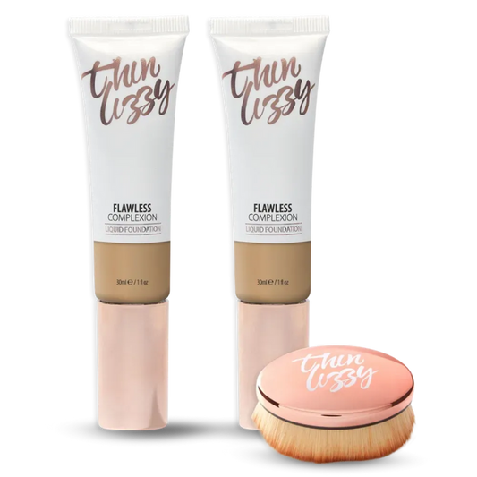 Flawless Complexion Liquid Foundation Buy 1 Get 1 Free + Blurring Brush