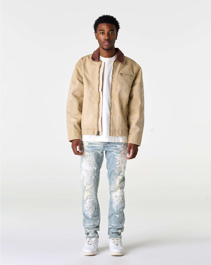 PRVT LBL Floral Ripped Skinny Jean. Underground Apparel. Rule of Next Streetwear.