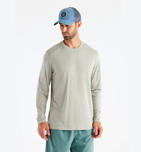 Free Fly - Men's Bamboo Lightweight Long Sleeve- Sandstone