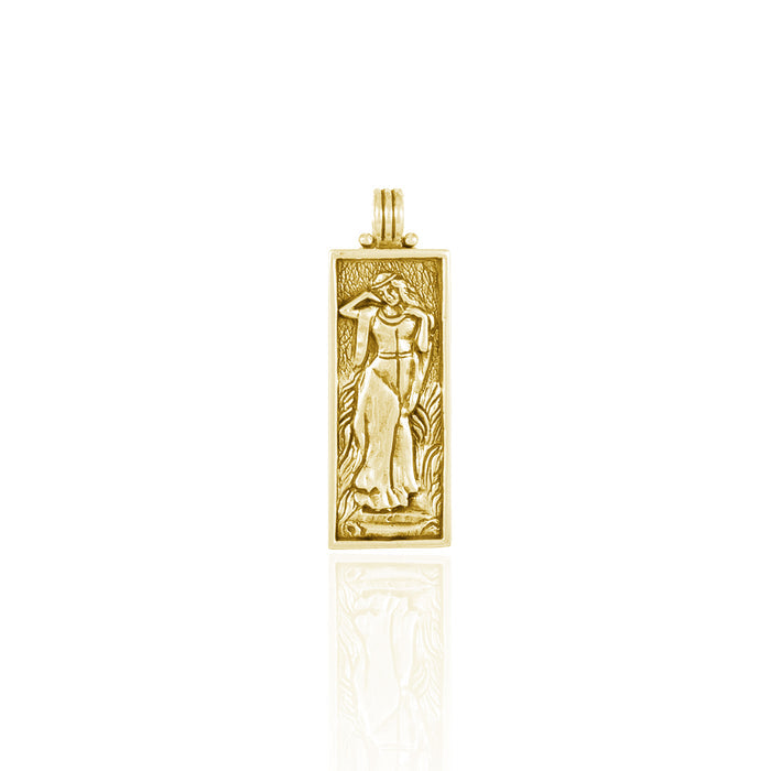 Freyja Goddess of Love Pendant - CHARM ONLY - Gold