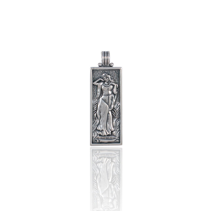 Freyja Goddess of Love Pendant - CHARM ONLY - Silver