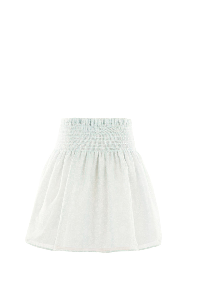 Gabby Mia Smocked Waist Skirt-Mint