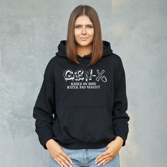 GenX Neglect Graphic Hoodie or Crewneck