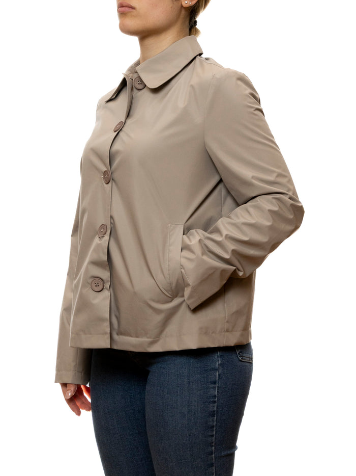 CENSURED giubbino nylon taupe JWC-188 TPOL5-132