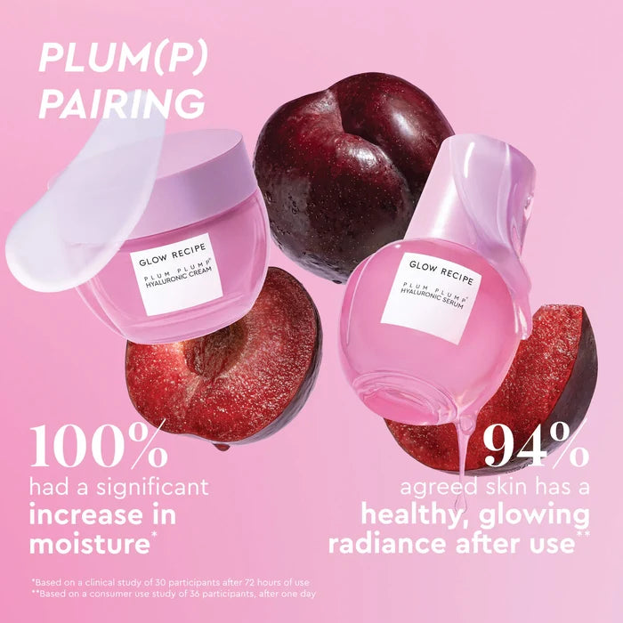 Glow Recipe Plum Plump Deep Hydration skincare gift set with various products and vibrant packaging, new in box.