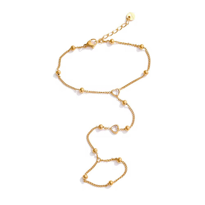 Golden Heart Handchain Water Resistant