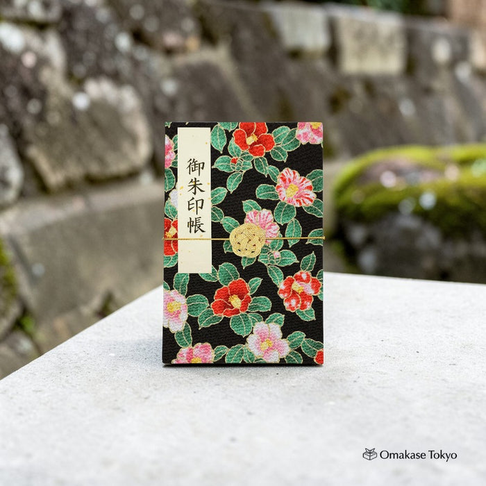 Goshuin Book – Japanese Pattern with Mizuhiki Rubber Band