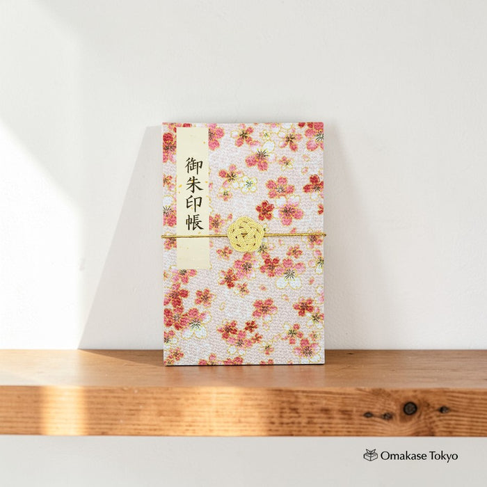 Goshuin Book – Japanese Pattern with Mizuhiki Rubber Band