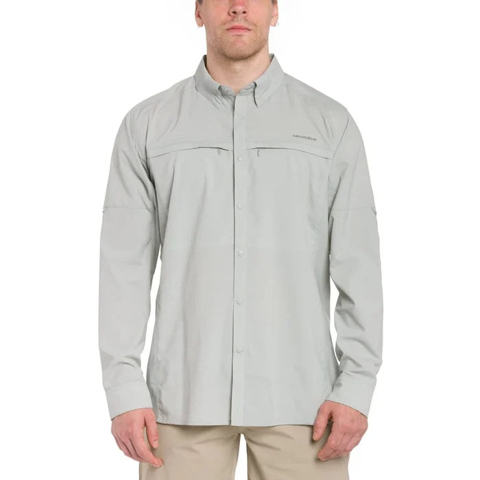 Grundens - Bayamo Cooling LS Shirt - Overcast
