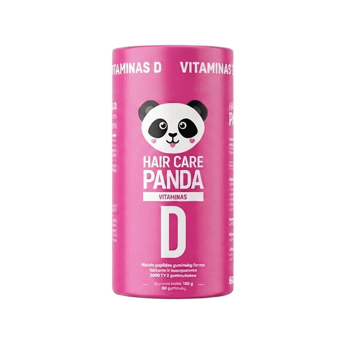 HAIR CARE PANDA - Vitaminas D guminukuose
