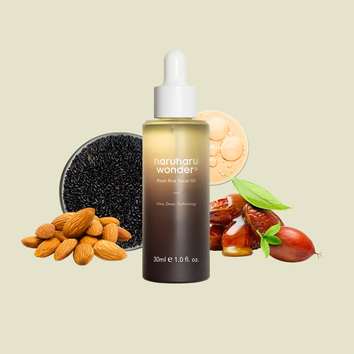 HARUHARU WONDER Black Rice Facial Oil - maitinamasis veido aliejus