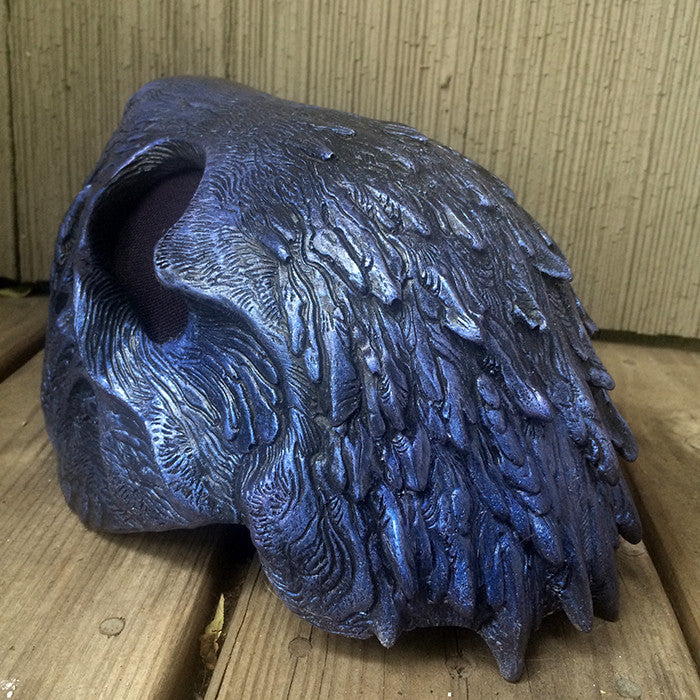 HATE WRAITH MASK- BLUE WITH BLACK OUT EYES