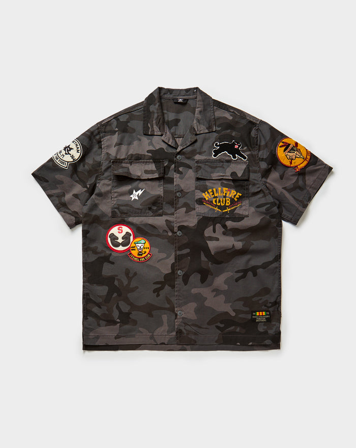 Jordan Craig Hellfire Camp Shirt Vintage Camo. Underground Apparel. Rule of Next Streetwear.
