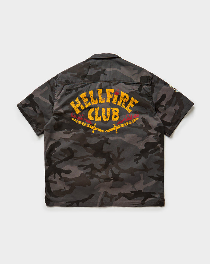 Jordan Craig Hellfire Camp Shirt Vintage Camo. Underground Apparel. Rule of Next Streetwear.