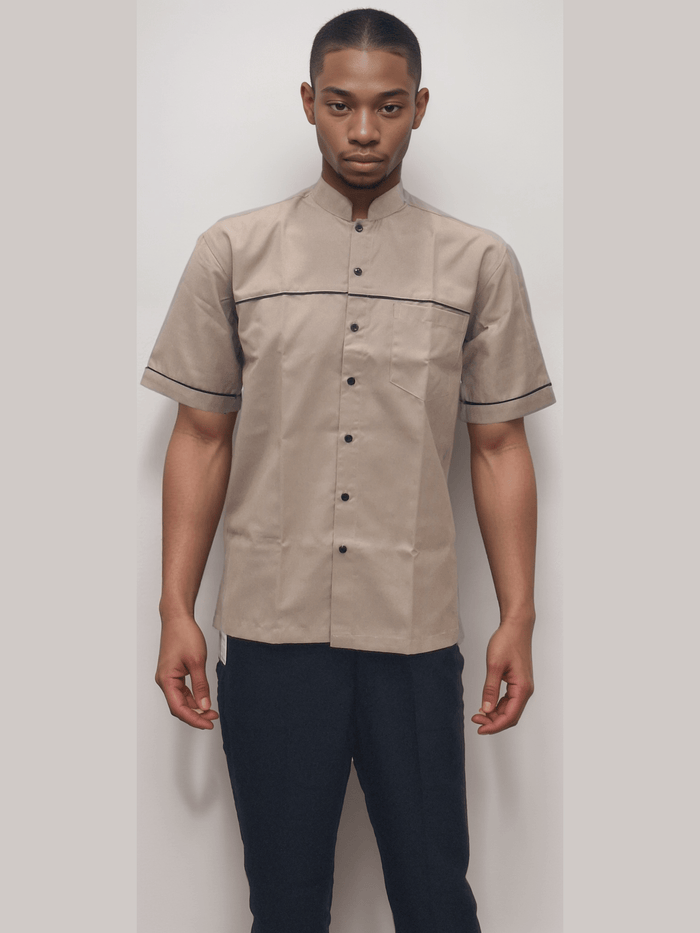 Helping Staff Shirt Badami - J R GARMENTS