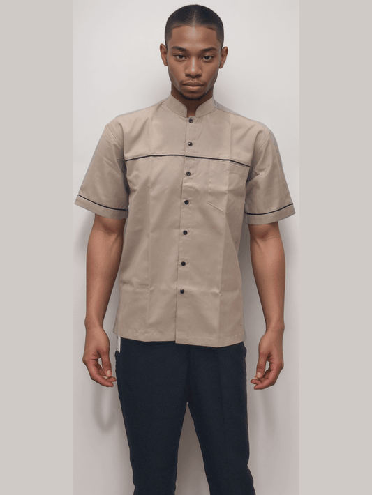 Helping Staff Shirt Badami - J R GARMENTS