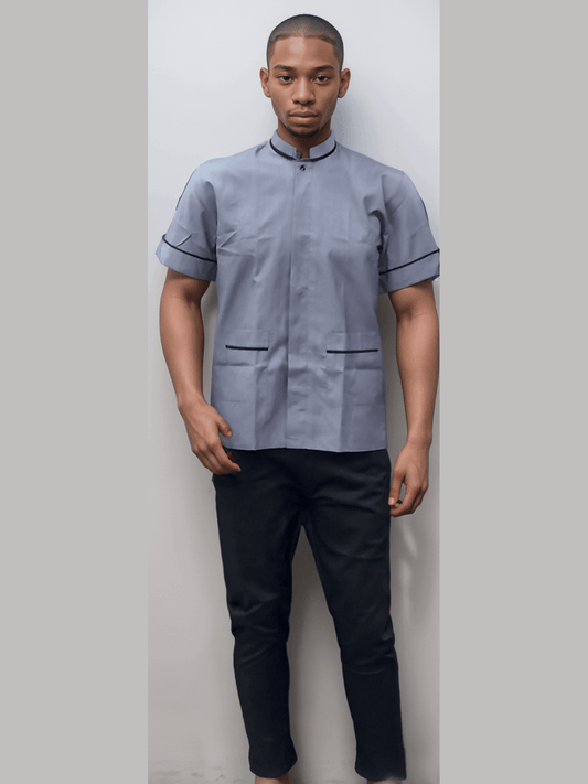 Helping Staff Shirt Grey - J R GARMENTS
