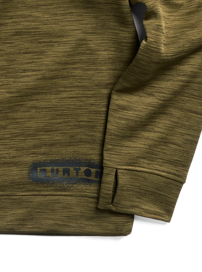 Product image of Men's Burton Oak Pullover Crew[Variant:Dried Moss Heather]