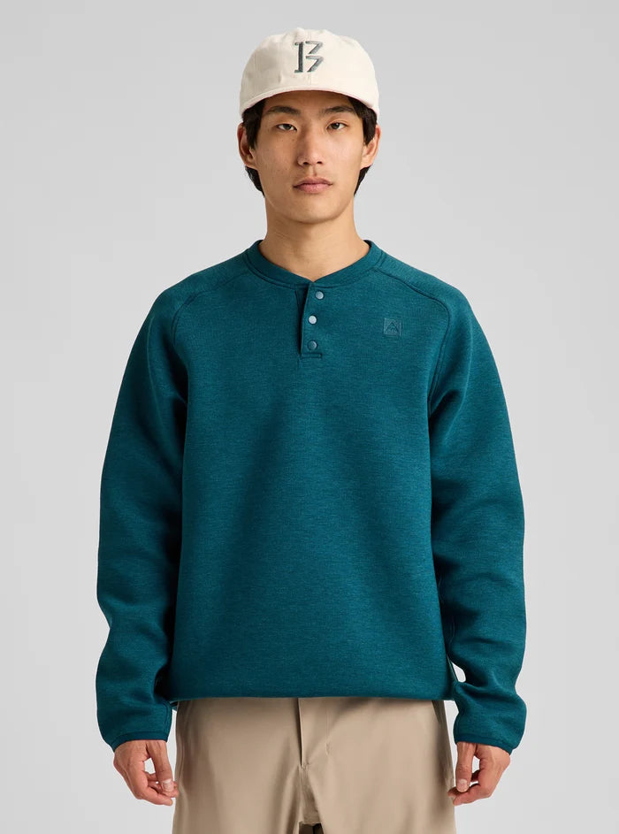Product image of Men's Burton SpaceCloud Henley[Variant:Atlantic Teal Heather]