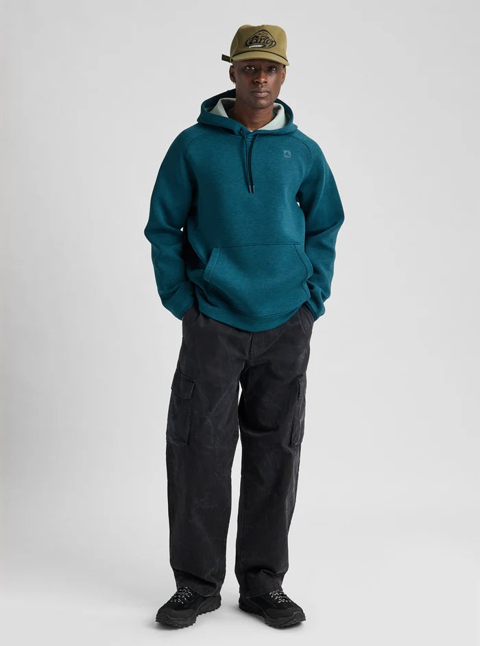 Product image of Men's Burton SpaceCloud Pullover Hoodie[Variant:Atlantic Teal Heather]