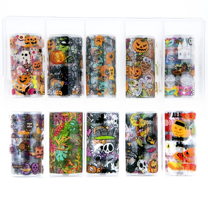 HFS-004 Halloween Foil Set - Various Design 4   Naio Nails