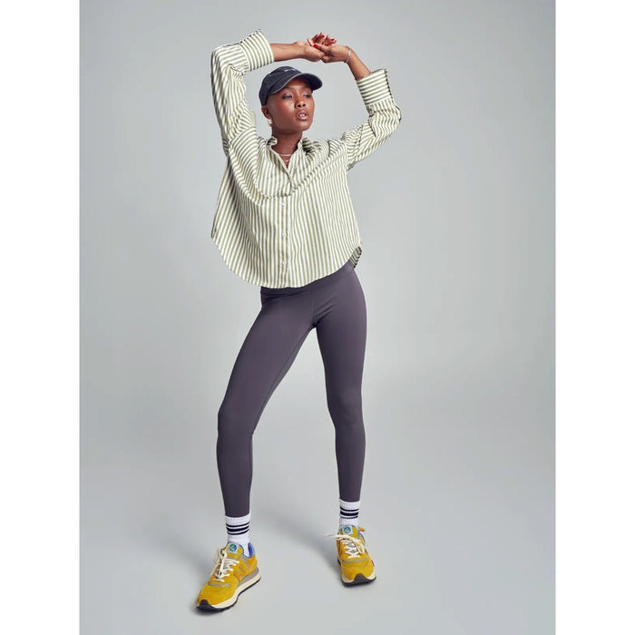 High Waist Leggings [Charcoal Gray] #Fh510