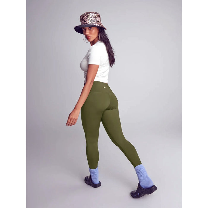 High Waist Leggings [Olive] #Fh514