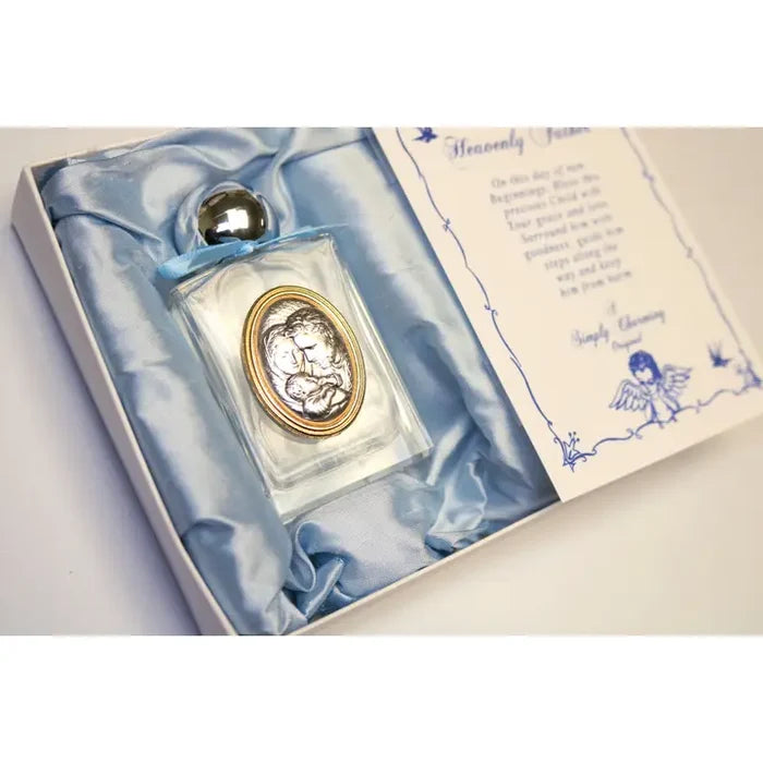 Holy Water Bottle w/Blue Bow