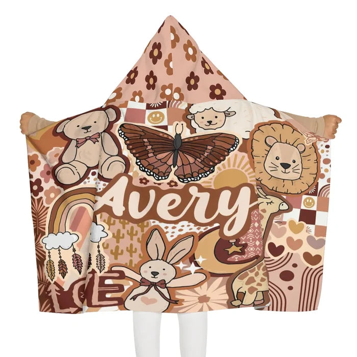 Hooded Towel - Boho