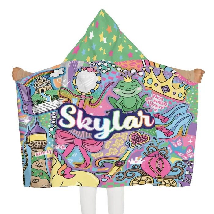 Hooded Towel - Pretty Princess