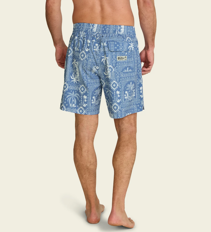 Howler Bros - Deep Set Boardshorts - Palmetto Prophecy : Storm Blue
