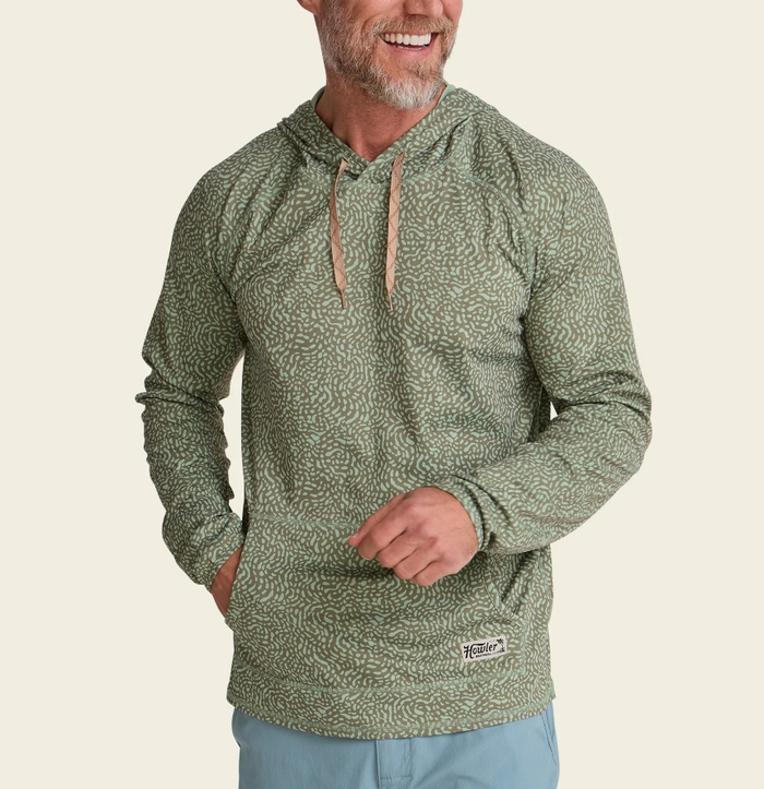 Howler Bros - Loggerhead Hoodie - Pond Patterns : Mermaid