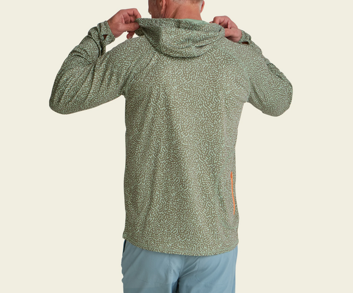 Howler Bros - Loggerhead Hoodie - Pond Patterns : Mermaid