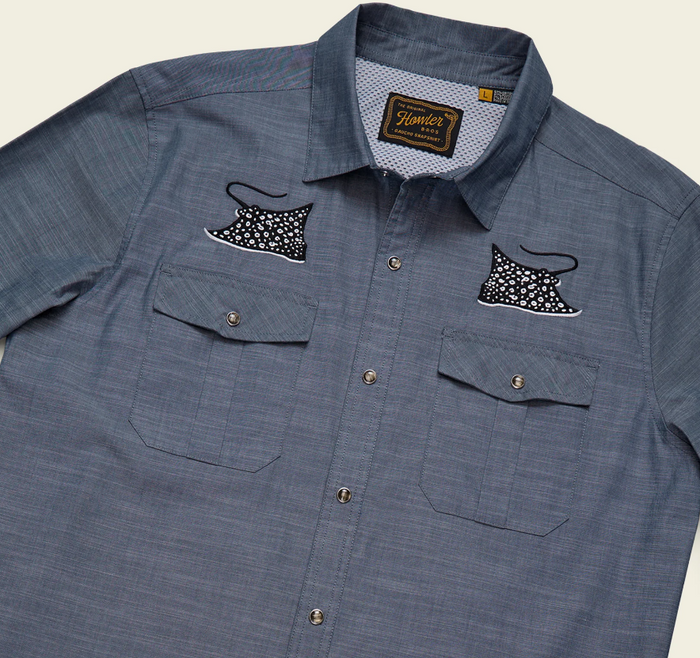 Howler Bros Gaucho Snapshirt - Patrolling Rays