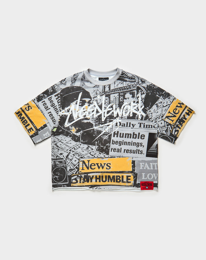 Needlework Humble All Over Tee. Underground Apparel. Rule of Next Streetwear.