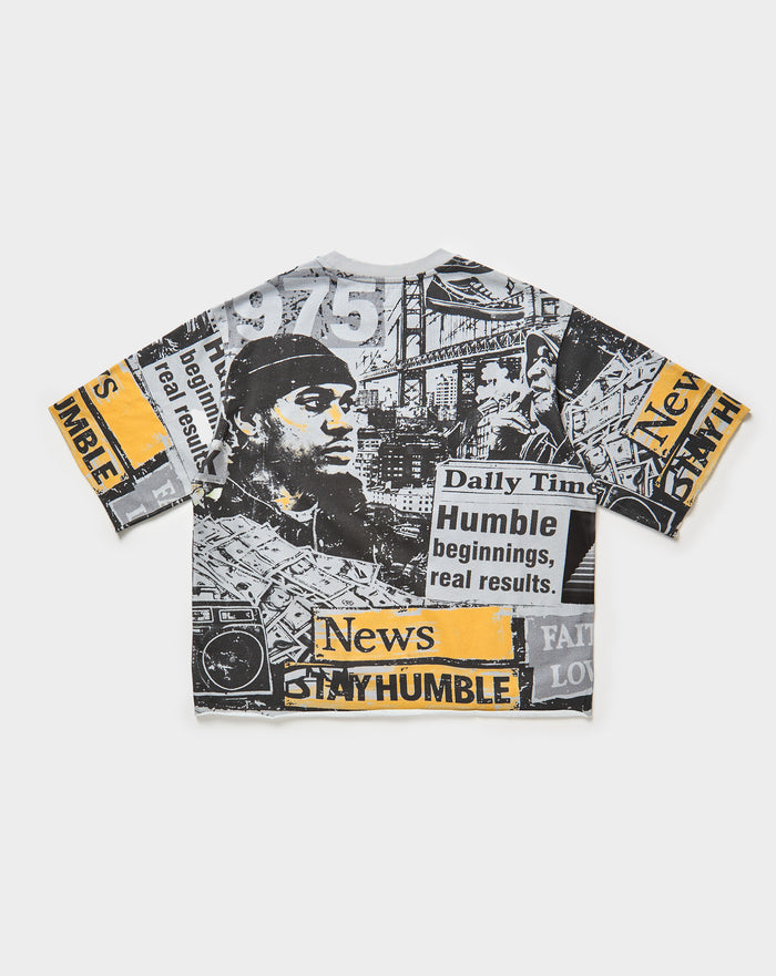 Needlework Humble All Over Tee. Underground Apparel. Rule of Next Streetwear.